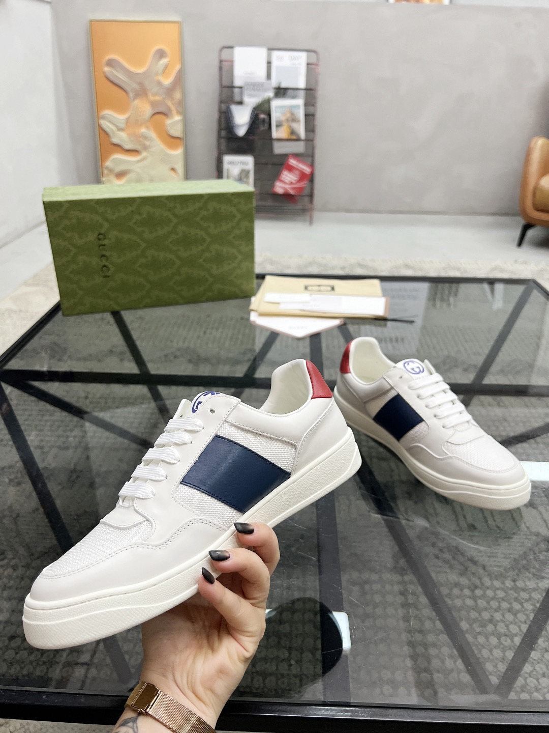 Men Women G*ucci Top quality 1:1 Sneaker size 35-46