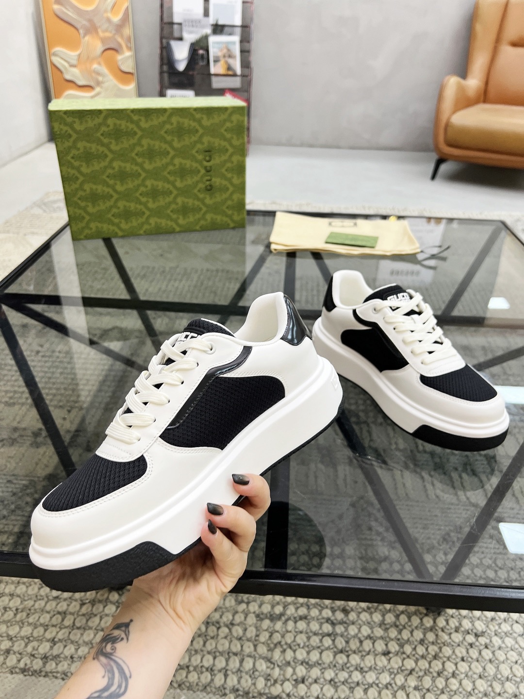 Men Women G*ucci Top quality 1:1 Sneaker size 35-46
