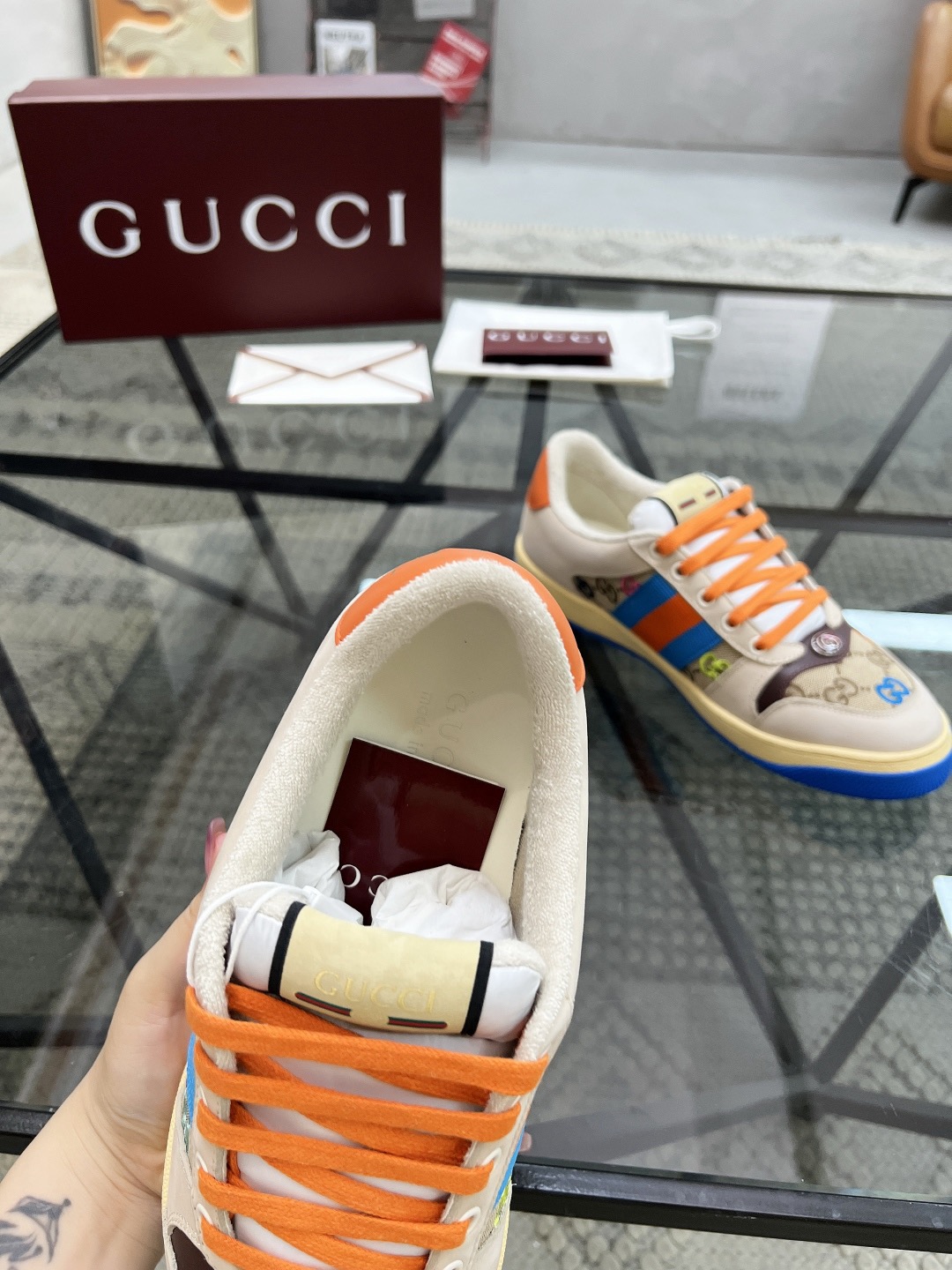 Men Women G*ucci Top quality 1:1 Sneaker size 35-46
