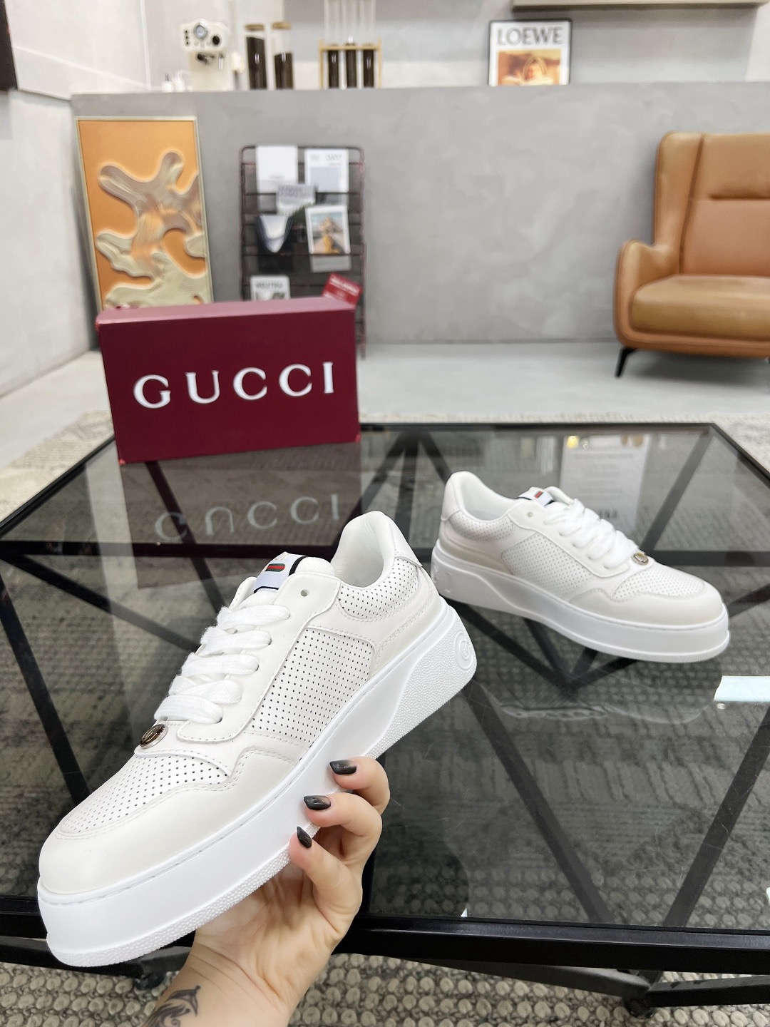 Men Women G*ucci Top quality 1:1 Sneaker size 35-46
