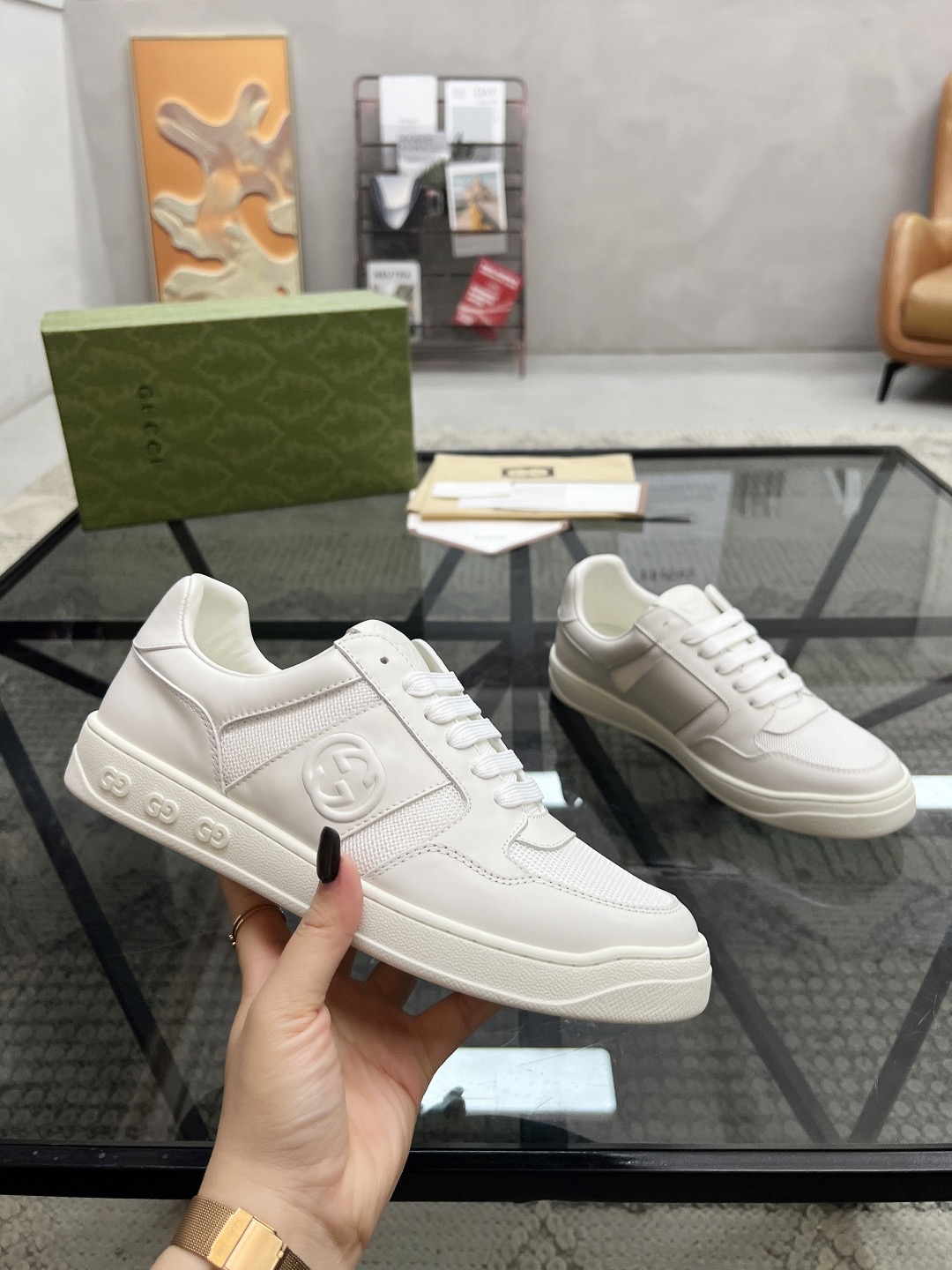 Men Women G*ucci Top quality 1:1 Sneaker size 35-46