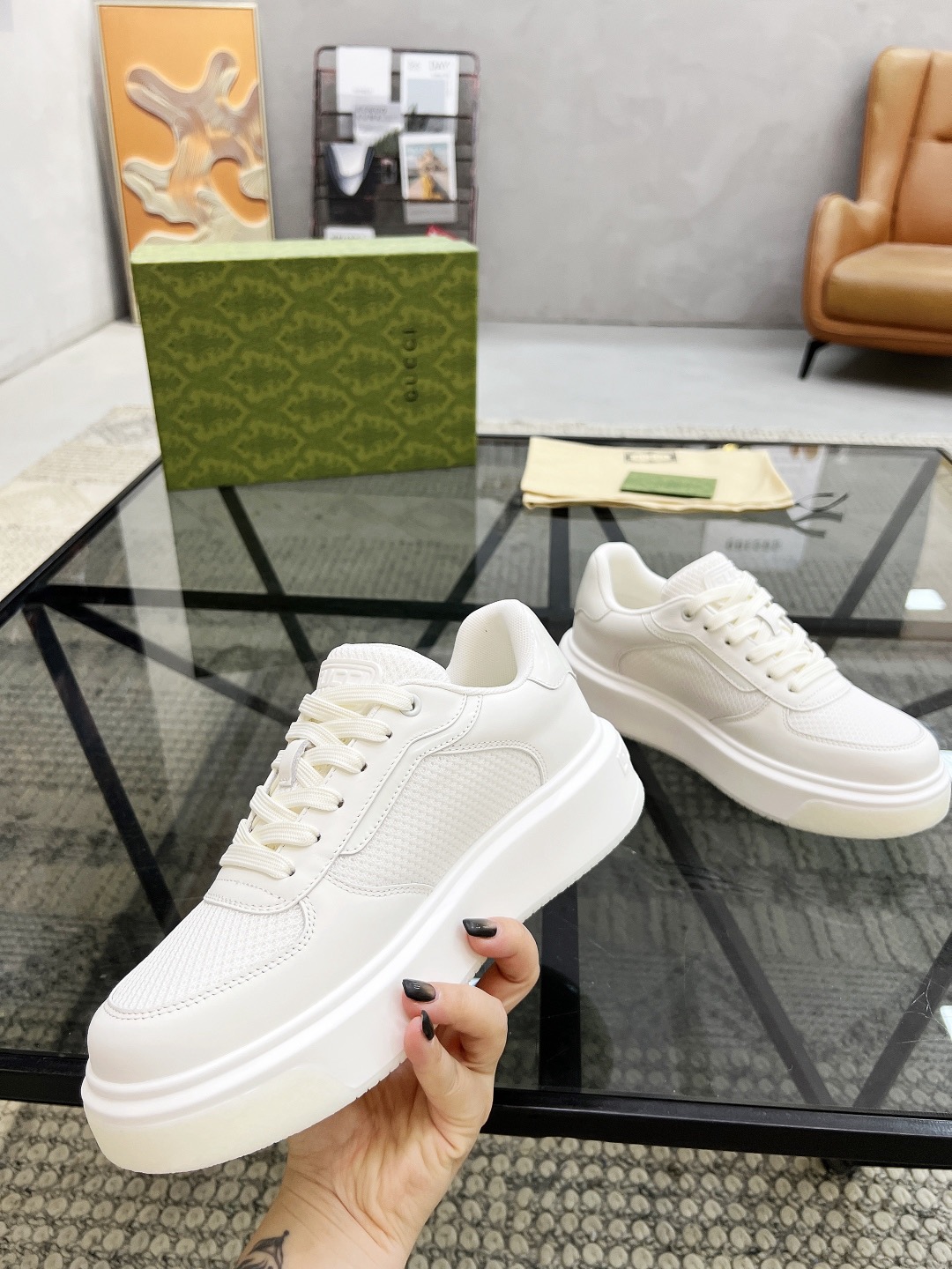 Men Women G*ucci Top quality 1:1 Sneaker size 35-46